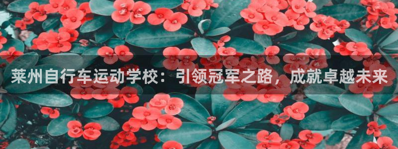 尊龙凯时人生|莱州自行车运动学校:引领冠军之路,成就卓越未来(图1) 尊龙凯时人生